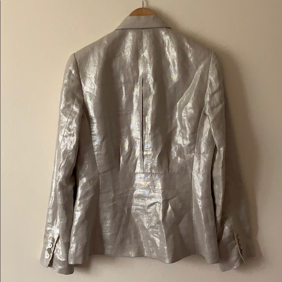 Ralph Lauren Linen Metallic Blazer - Picture 7 of 15